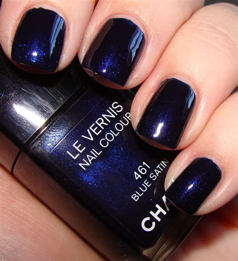 chanel blue satin discontinued|Chanel nail polish for runway.